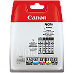canon PGI-580 Origineel Inktcartridge 2078C006 Zwart, Cyaan, Magenta, Geel 5 stuks