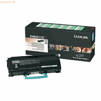 lexmark/ibm LEXMARK Rückgabe-Toner für LEXMARK X463/X466, schwarz HC