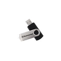 Soennecken USB-Stick 71616 USB 2.0 schwarz/silber 4 GB