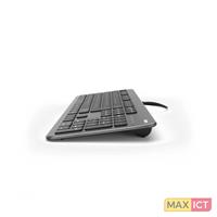 Hama Tastatur KC-700 Windows universell USB-A-Stecker anthrazit/schwarz