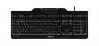 CHERRY USB-Tastatur CHERRY KC 1000 SC Schwarz Chipkarten-Leser