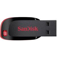SanDisk USB-Stick Cruzer Blade USB 2.0 schwarz/rot 64 GB