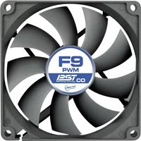 arctic F9 PWM PST CO PC-ventilator Zwart (b x h x d) 92 x 92 x 25 mm