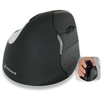 Evoluent VerticalMouse 4 Right Mac - Maus - ergonomisch - Für Rechtshänder - optisch - 7 Tasten - Bluetooth - Schwarz
