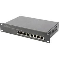 DIGITUS 10,  Gigabit Ethernet PoE+ Switch, 8-Port