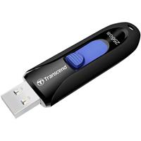 Transcend JetFlash 790 USB-stick 256 GB USB 3.2 Gen 2 (USB 3.1) Zwart, Blauw TS256GJF790K