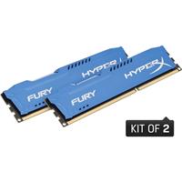 hyperx PC-werkgeheugen kit Fury Blue HX316C10FK2/16 16 GB 2 x 8 GB DDR3-RAM 1600 MHz CL10 10-10-37