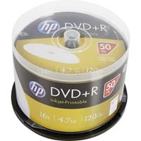hp DRE00026WIP DVD+R disc 4.7 GB 50 stuk(s) Spindel Bedrukbaar
