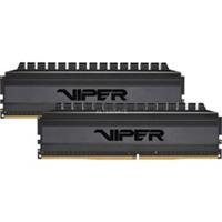 patriot Viper 4 Blackout PVB48G300C6K - Geheugen - DDR4 - 8 GB: 2 x 4 GB - 288-PIN - 3000 MHz - CL16
