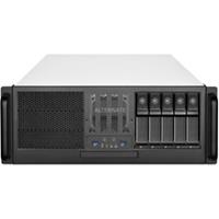 SilverStone RM41-H08 - Gehäuse - Server (Rack) - Schwarz