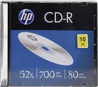 hp CRE00085 CD-R disc 700 MB 10 stuk(s) Slimcase