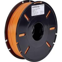 renkforce RF-4511214 Filament PLA kunststof 1.75 mm 500 g Oranje, Geel 1 stuk(s)