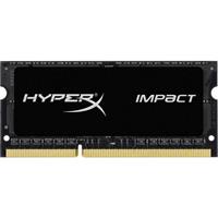 hyperx Laptop-werkgeheugen module IMPACT Black HX316LS9IB/8 8 GB 1 x 8 GB DDR3L-RAM 1600 MHz CL9 9-9-33