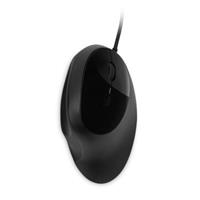 Kensington Pro Fit Ergo - Muis - ergonomisch - 5 knoppen - met bekabeling - USB - zwart