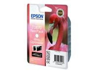 Epson Dubbelpack Gloss Optimizer T0870 Ultra Gloss High-Gloss 2. Printtechnologie: Inkjet. Breedte: 142 mm, Diepte: 112 mm, Hoogte: 40 mm