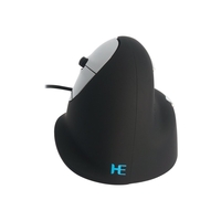 R-Go HE Mouse Ergonomische Maus, Mittel (165-195mm), linkshändig, drahtgebundenen - Maus - USB