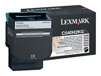 Lexmark Original Toner schwarz 2.500 Seiten (C540H2KG) für C540n, C543dn, C544dn/dtn/dw/n, C546dtn, X543dn