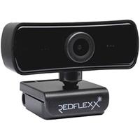 Webcam REDFLEXX REDCAM RC-400, WQHD 1440p, USB 2.0, 360°Panoramagelenk,  Videokomprimierung, schwarz
