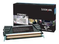 LEXMARK C746, C748 tonercartridge zwart high capacity 12.000 pagina's 1-pack
