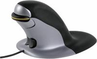 Fellowes Penguin Gemiddeld - Vertical mouse - Laser - Zilver