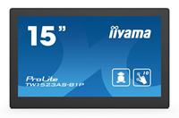 iiyama ProLite TW1523AS-B1P - LED-monitor - 15.6" - vaste plek - aanraakscherm - 1920 x 1080 Full HD (1080p) - IPS
