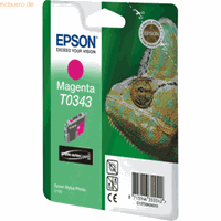Epson T0343 inkt cartridge magenta (origineel)