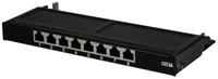 LogiLink NP0064B Patch-Panel CAT 6a 0.5 HE
