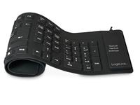 Logilink Tastatur  ID0019A, flexibel, schwarz