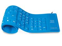 Logilink Tastatur  ID0035A, flexibel, blau