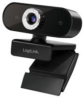 LogiLink UA0371 webcam 3 MP 1920 x 1080 Pixels USB 2.0 Zwart, Zilver