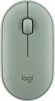 Logitech Pebble M350 - Maus - Bluetooth, 2.4 GHz - Eukalyptus