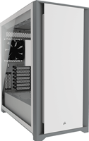 corsair 5000D White - Midtowermodel ATX - Window - Gehard glas - USB-C 3.2, USB-A 3.2 - wit