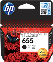 hewlettpackard Hewlett Packard HP Tintenpatrone Nr. 655 CZ109AE Schwarz (ca. 600 Seit