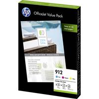 Tintenpatrone Ink Nr. 912 Office Value Pack 3-farbig - HP