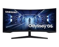 Samsung 34" Scherm Odyssey G5 C34G55TWWR - 3440x1440 - 165Hz - VA - HDR10 - Gebogen - Black - 1 ms AMD FreeSync Premium