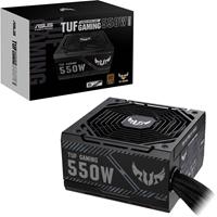 Asus 550W TUF Gaming PSU, Double Ball Bearing Fan, Fully Wired, 80+ Bronze UK Plug
