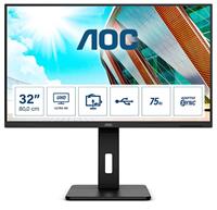 AOC P2 U32P2 computer monitor 80 cm (31.5 ) 3840 x 2160 Pixels 4K Ultra HD LED Zwart