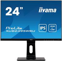 iiyama XUB2495WSU-B3 24.1" Monitor VGA, HDMI, DisplayPort, USB, Audio