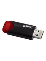 Emtec Click Easy USB flash drive 256 GB USB Type-A 3.2 Gen 1 (3.1 Gen 1) Zwart, Rood