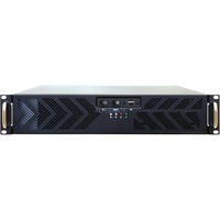 Chieftec 19" 2HE UNC-210T-B-U3-OP ATX - Case - Server (Rack) - Zwart