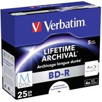 5 Verbatim Blu-ray BD-R 25 GB bedruckbar