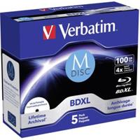 Verbatim 43833 M-Disc Blu-ray 100 GB 1 stuk(s) Slimcase Bedrukbaar