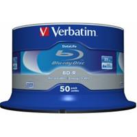 1x50 Verbatim BD-R Blu-Ray 25GB 6x Speed Datalife No-ID Cakebox