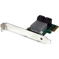 4 Port PCI Express SATA III 6Gbps RAID Controller Card with Heatsink