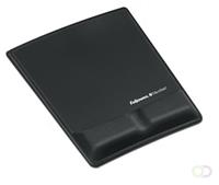 Fellowes Fabrik Mouse Pad/Wrist Support Black
