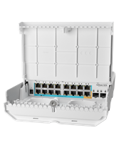 Mikrotik netPower 15FR Fast Ethernet (10/100) Power over Ethernet (PoE) White UK Plug