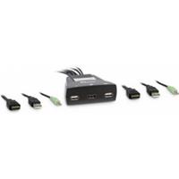 Inter-Tech KVM Switch LS-21HA HDMI, LAN-Adapter