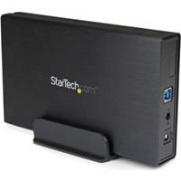 StarTech 3.5 inch Black USB 3.0 External SATA III Hard Drive Enclosure with UASP - Portable External HDD