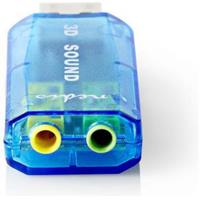 Nedis Geluidskaart | 3D-sound 5.1 | USB 2.0 | Dubbele 3,5 mm connector