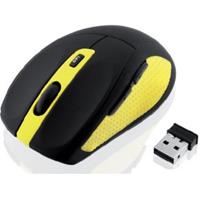 iBOX BEE2 Pro - mouse - 2.4 GHz - black yellow - Maus (Schwarz)